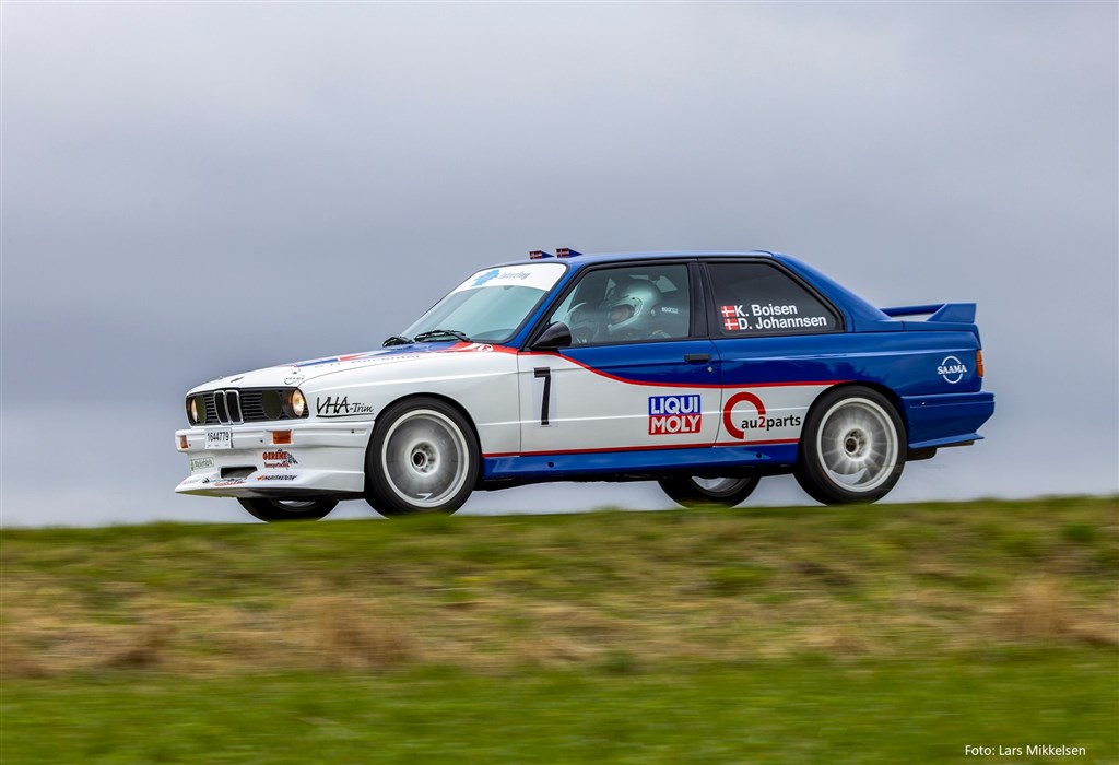 Kim Boisen og Dan Johannsen ved første rallytest i Struer.